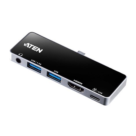 Aten UH3238 USB-C Travel Dock with Power Pass-Through Aten | USB-C Travel Dock with Power Pass-Through | UH3238-AT | Dock | Ethe